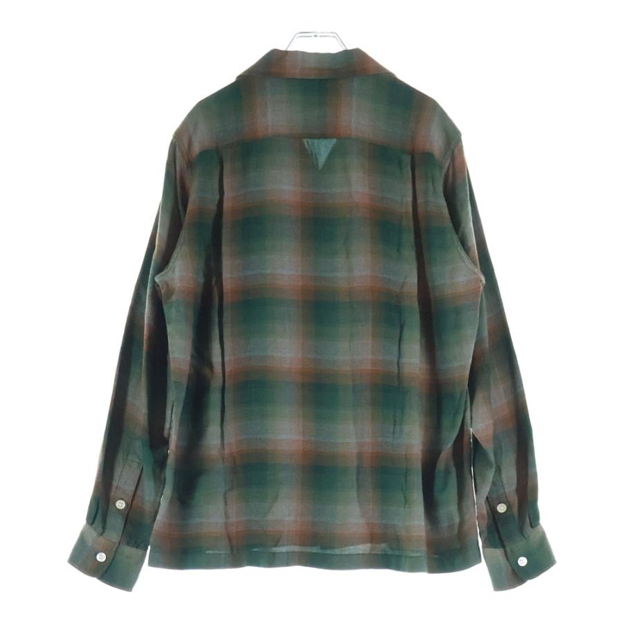 WACKO MARIA（ワコマリア） OMBRE CHECK OPEN COLLAR SHIRT オンブレ