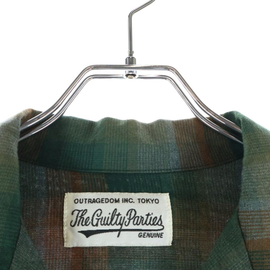 WACKO MARIA（ワコマリア） OMBRE CHECK OPEN COLLAR SHIRT オンブレ