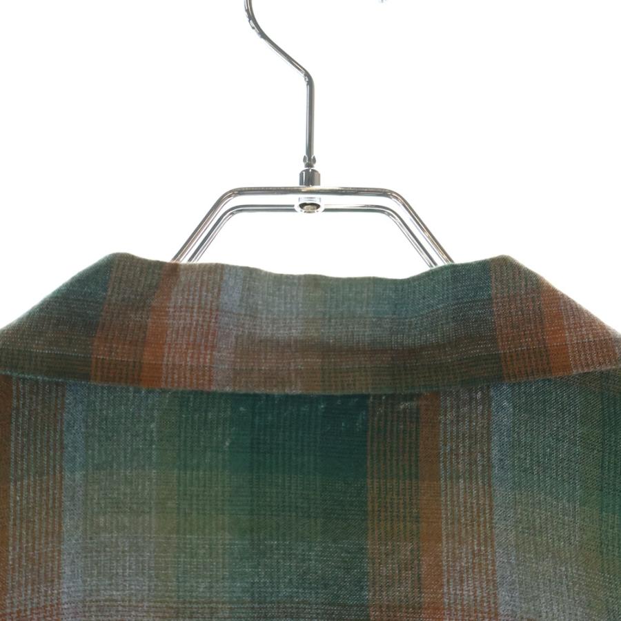 WACKO MARIA（ワコマリア） OMBRE CHECK OPEN COLLAR SHIRT オンブレ