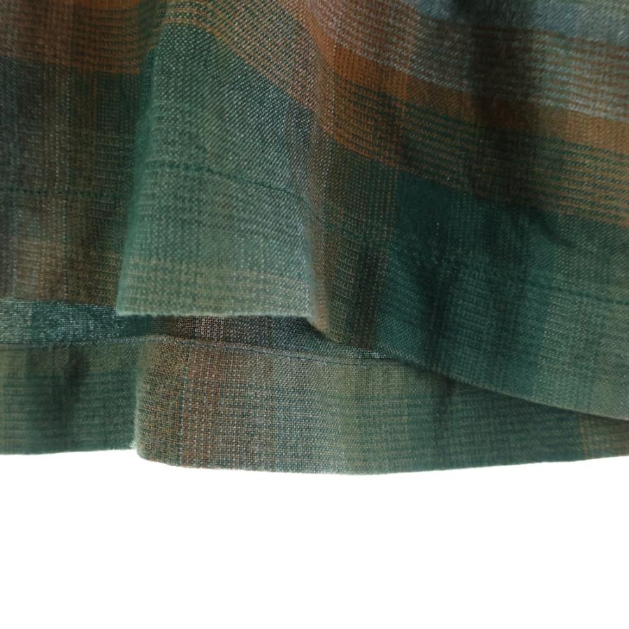 WACKO MARIA（ワコマリア） OMBRE CHECK OPEN COLLAR SHIRT オンブレ
