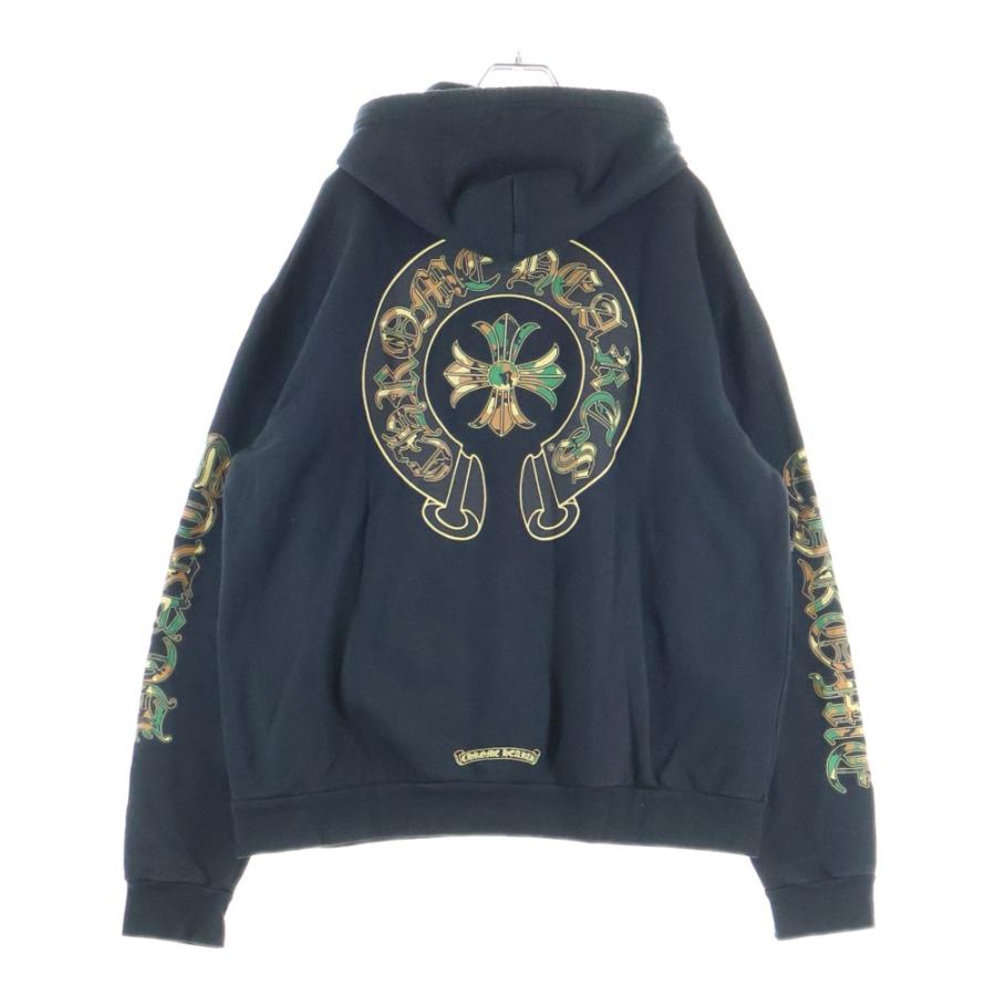 【正規品】CHROME HEARTS 袖マルチホースシュープルオーバーパーカー CHROME HEARTS（クロムハーツ） Camo Horseshoe Pullover Hoodie カモ