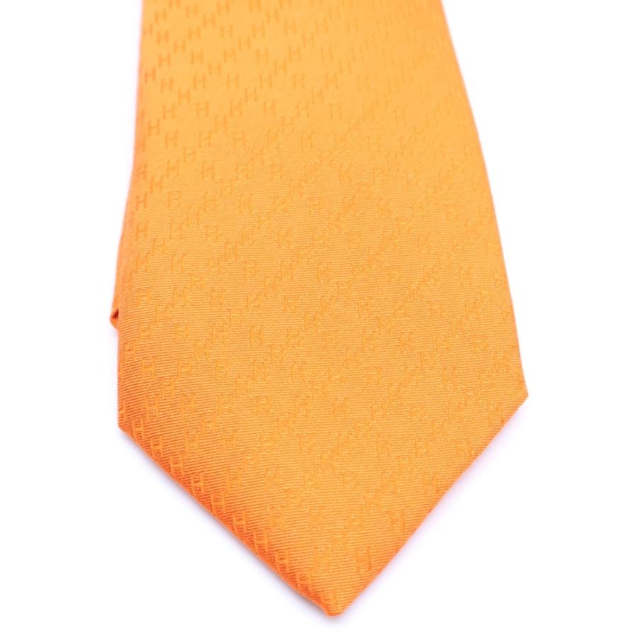 ✨未使用✨HERMES ファソネ　H柄 オレンジ　ネクタイ HERMES（エルメス） ファソネH シルクネクタイ オレンジ : BRING Yahoo