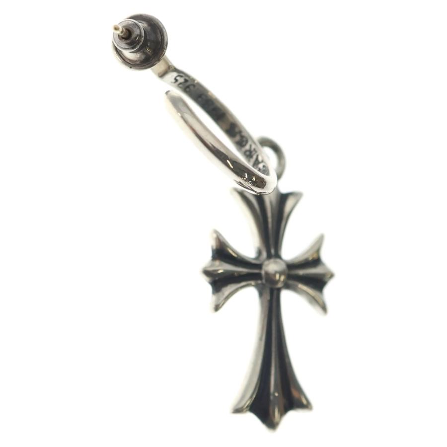 タイニー CH クロス フープピアス シルバー925　（ノーブランド） CHROME HEARTS/クロムハーツ】 タイニーCHクロスフープ ピアス
