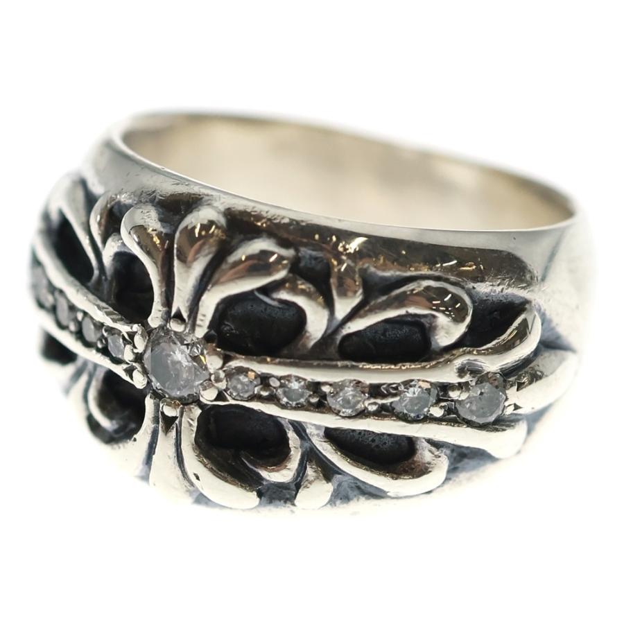 CHROME HEARTS フローラルクロスリング　アフターダイヤモンド CHROME HEARTS（クロムハーツ） FLRL CRS DMNDフローラルクロス リング