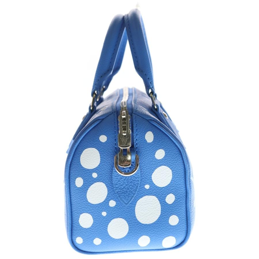 LOUIS VUITTON ルイヴィトン ×YK Speedy 20 Monogram Bag M46425 ×草間彌生 スピーディ バンドリエール20 ドット柄 モノグラム 2WAYショルダーバッグ ライトブルー LOUIS VUITTON（ルイ・ヴィトン） ショルダーバッグ 草間彌生 M46425