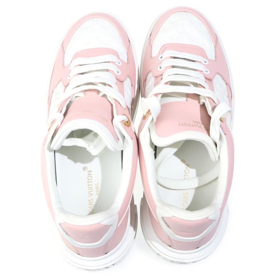 LOUIS VUITTON タイムアウト　ダミエ スニーカー ピンク　35.5 LOUIS VUITTON（ルイ・ヴィトン） Time Out Sneaker 1ABURV