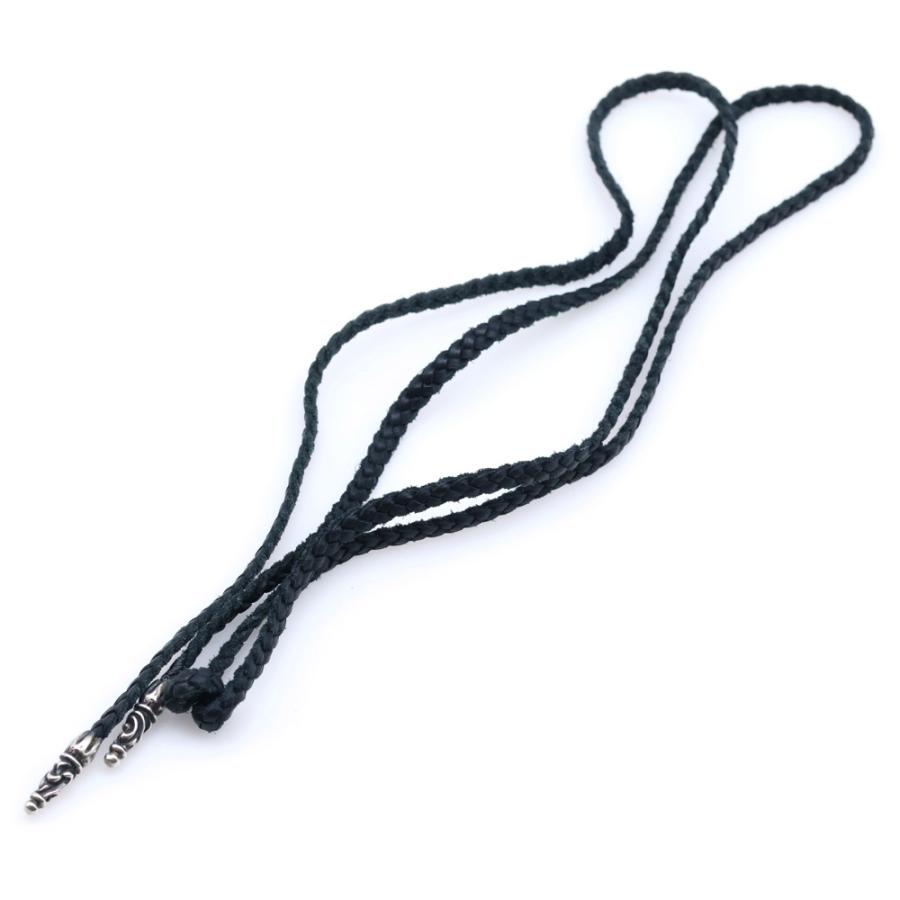CHROME HEARTS（クロムハーツ） LEATHER BRAID SCROLL ネックレス