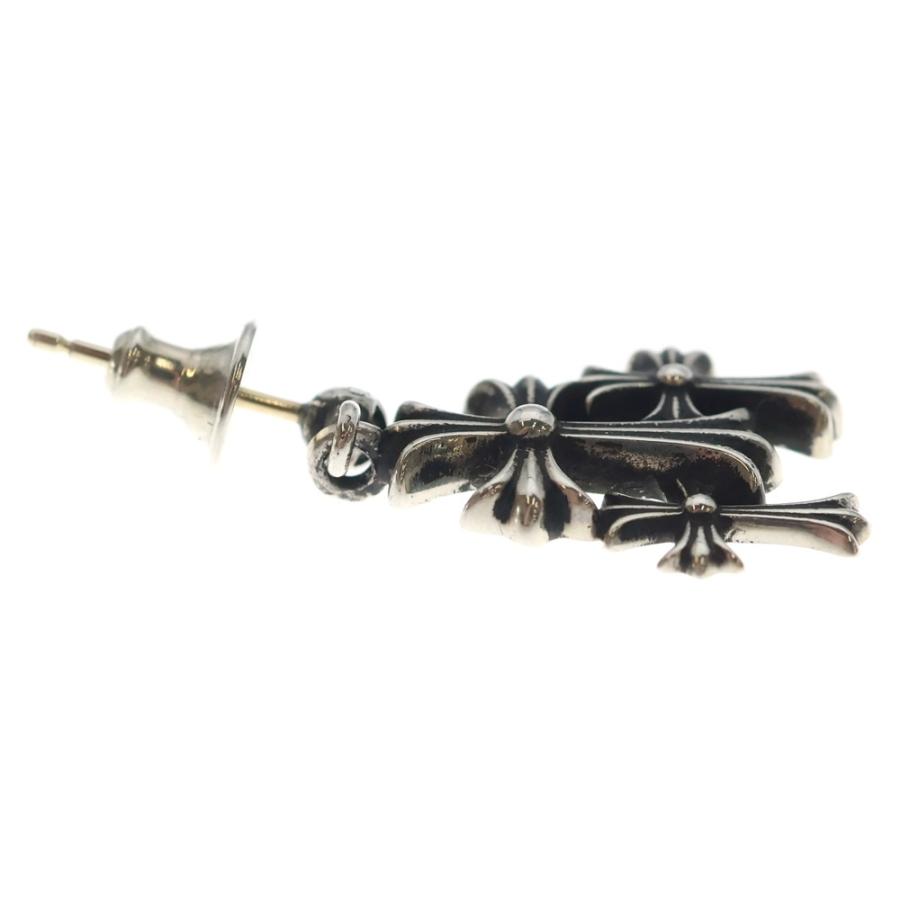 クロムハーツ トリプルクロス3ch ピアス925 CHROME HEARTS（クロムハーツ） ≪ 新品 ≫ ピアス イヤリング