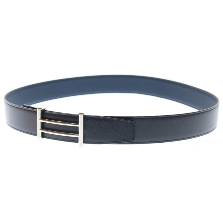 HERMES（エルメス） ライダー Hバックルレザーベルト リバーシブル C