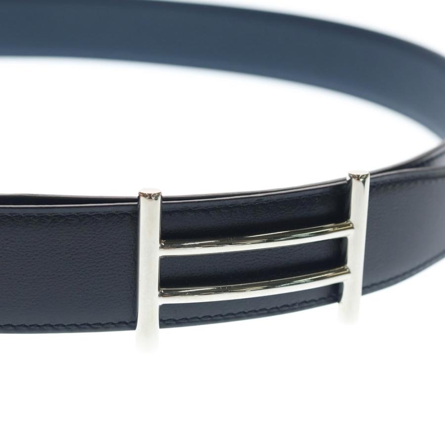 HERMES（エルメス） ライダー Hバックルレザーベルト リバーシブル C