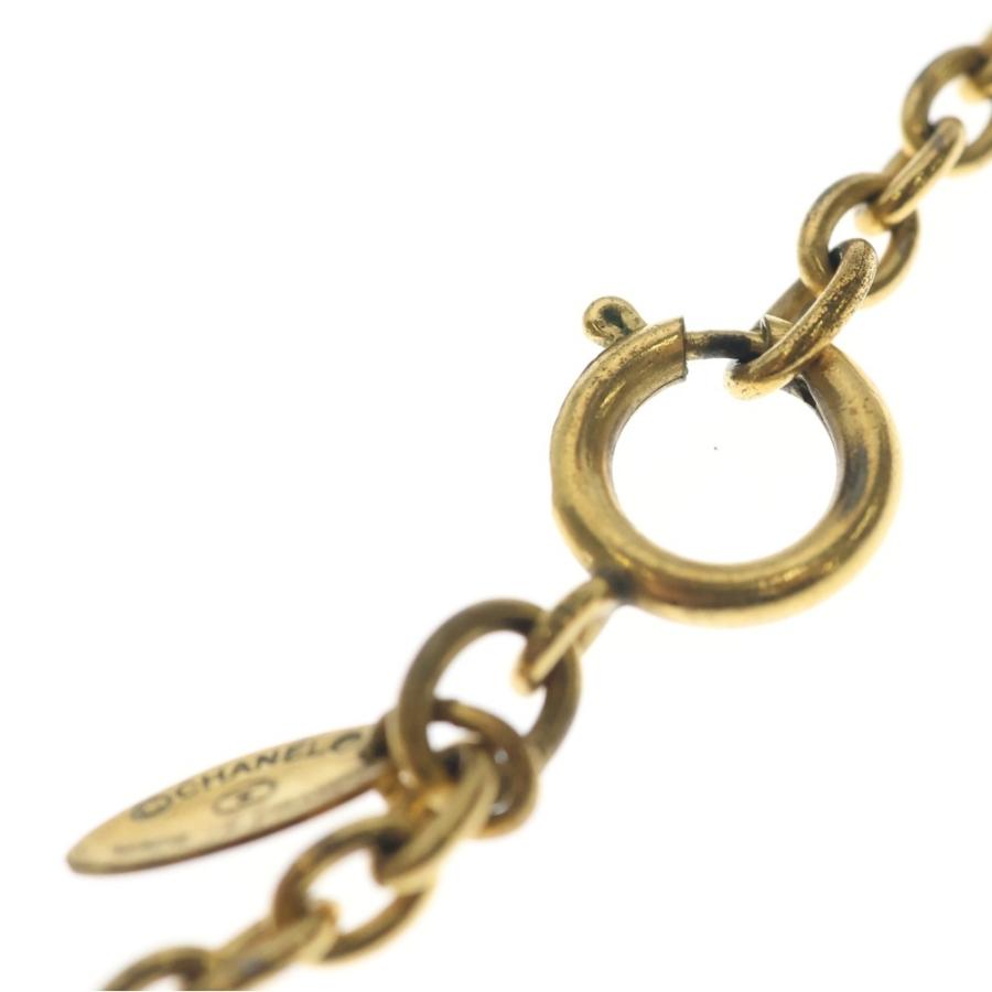 CHANEL（シャネル） カンボン スクエアプレートネックレス ゴールド