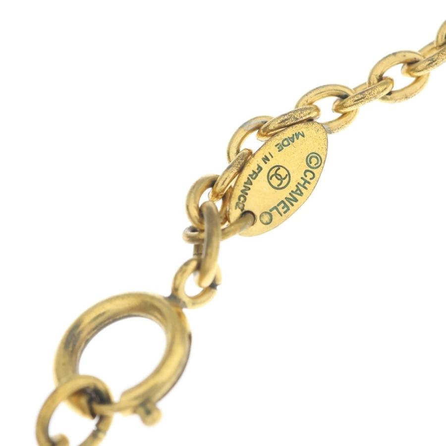 CHANEL（シャネル） カンボン スクエアプレートネックレス ゴールド