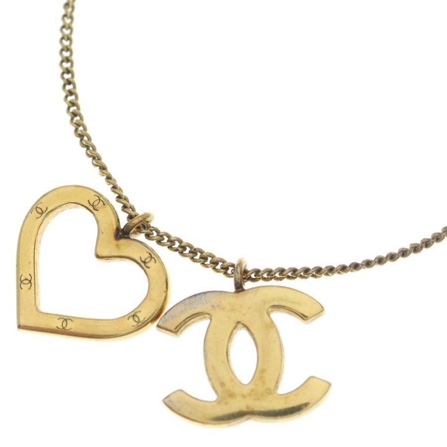 CHANEL（シャネル） ココマーク オープンハートネックレス ゴールド