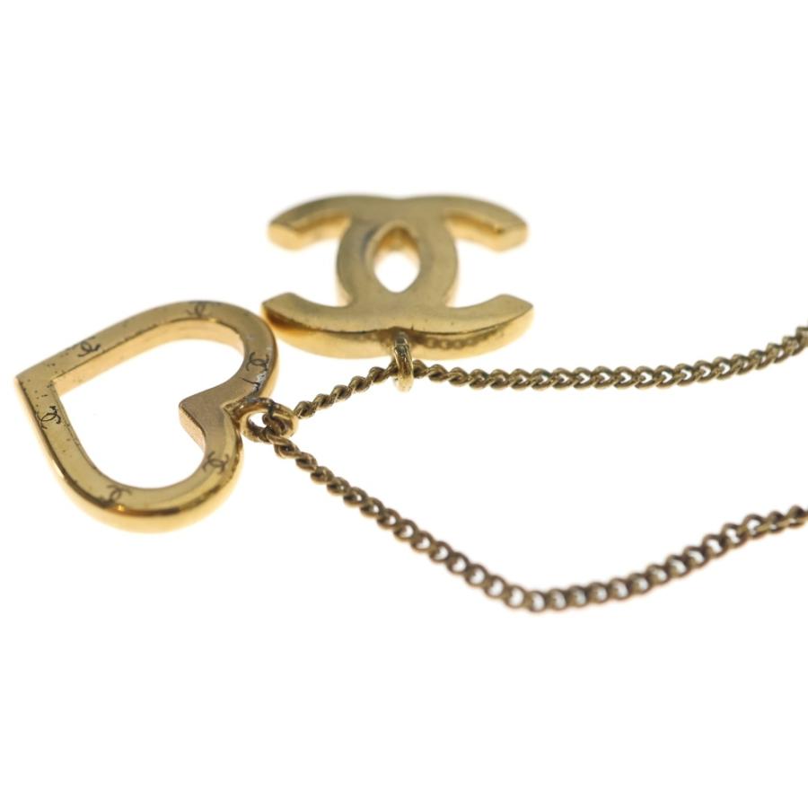 CHANEL シャネル No.5 ハート ネックレス 06P ゴールド CHANEL（シャネル） ココマーク オープンハートネックレス ゴールド