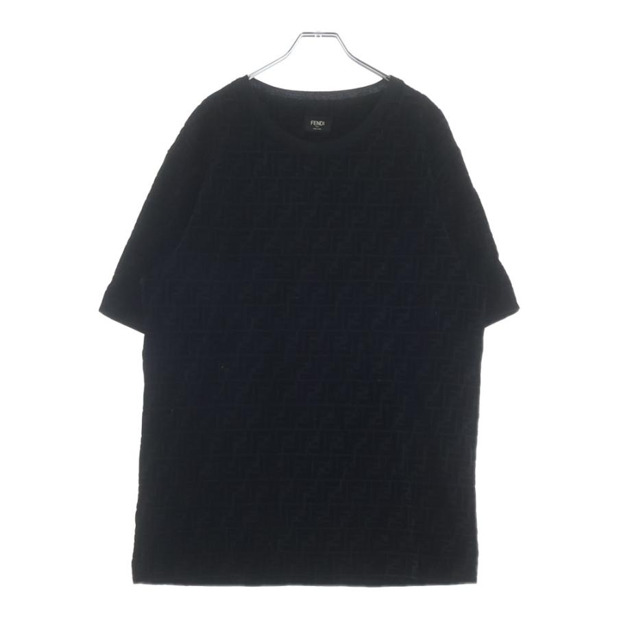 FENDI（フェンディ） BLACK PIQUE TEE ブラックピケ Tシャツ ブラック 