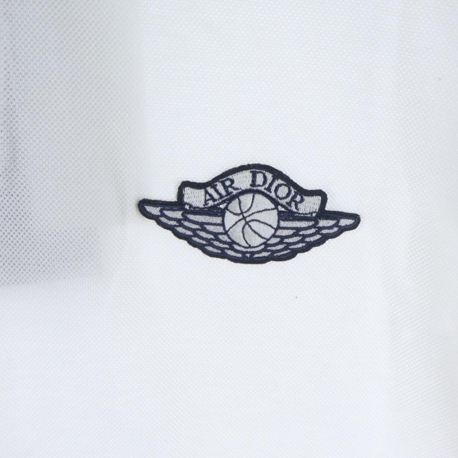 DIOR ディオール 20AW AIR DIOR WINGS POLO SHIRT エアディオール ウィングス ポロシャツ ホワイト 033J806A0448の画像