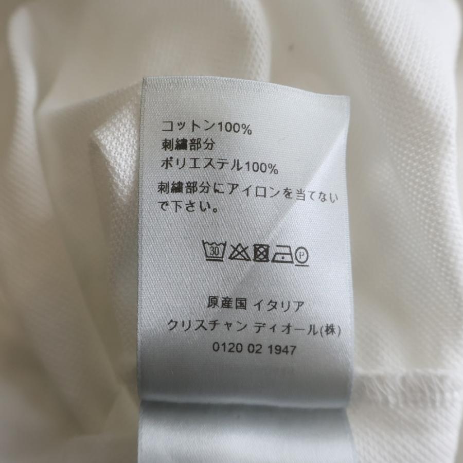 DIOR ディオール 20AW AIR DIOR WINGS POLO SHIRT エアディオール ウィングス ポロシャツ ホワイト 033J806A0448の画像
