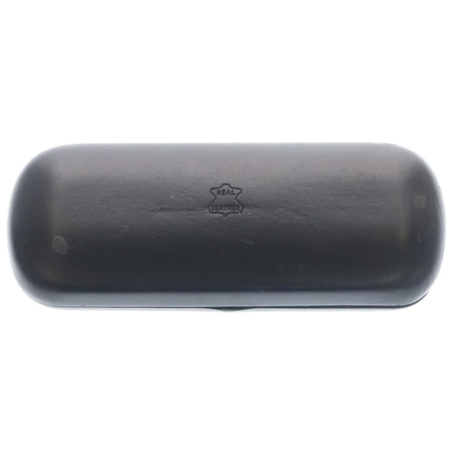 クロムハーツ スクロールラベル ハードケース レザー メガネケース CHROME HEARTS（クロムハーツ） Glasses Case イタリア製 スクロール