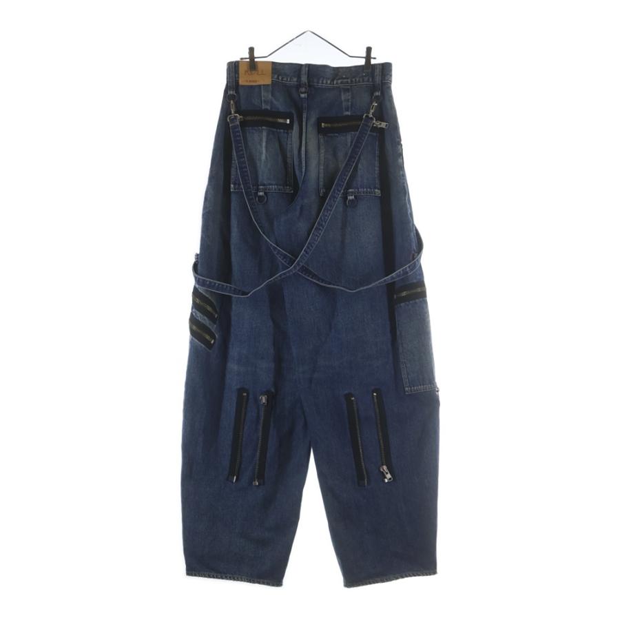 KIDILL（キディル） ×MINEDENIM WIDE ZIP & STRAPS DENIM PANTS 