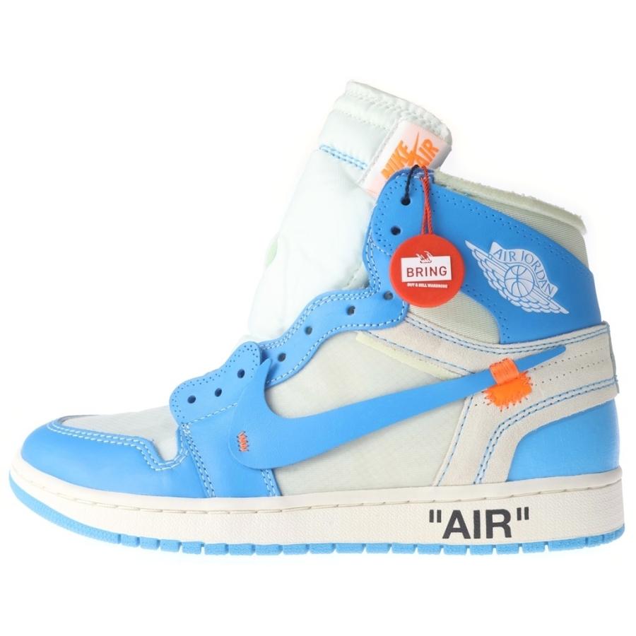 Nike Air Jordan 1 ホワイト/ブルー/オレンジ NIKE（ナイキ） AIR JORDAN 1 オフホワイト エアジョーダン1 パウダー