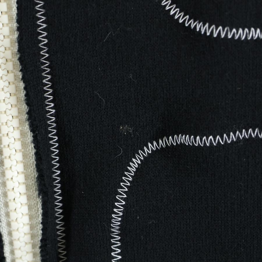 SAINT MICHAEL セントマイケル 25AW ×A LOVE MOVEMENT ALM_KNIT SM-HR1-0000-C68 ジップアップニット ブラックの画像