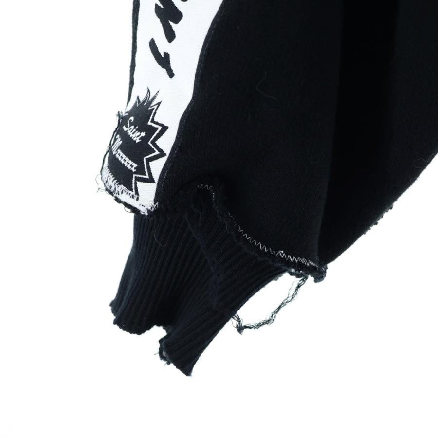 SAINT MICHAEL セントマイケル 25AW ×A LOVE MOVEMENT ALM_KNIT SM-HR1-0000-C68 ジップアップニット ブラックの画像