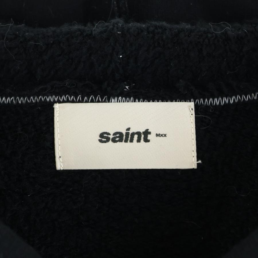 SAINT MICHAEL セントマイケル 25AW ×A LOVE MOVEMENT ALM_KNIT SM-HR1-0000-C68 ジップアップニット ブラックの画像