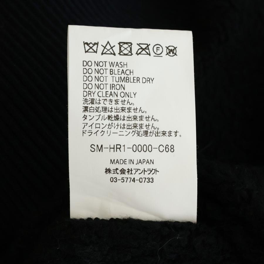 SAINT MICHAEL セントマイケル 25AW ×A LOVE MOVEMENT ALM_KNIT SM-HR1-0000-C68 ジップアップニット ブラックの画像