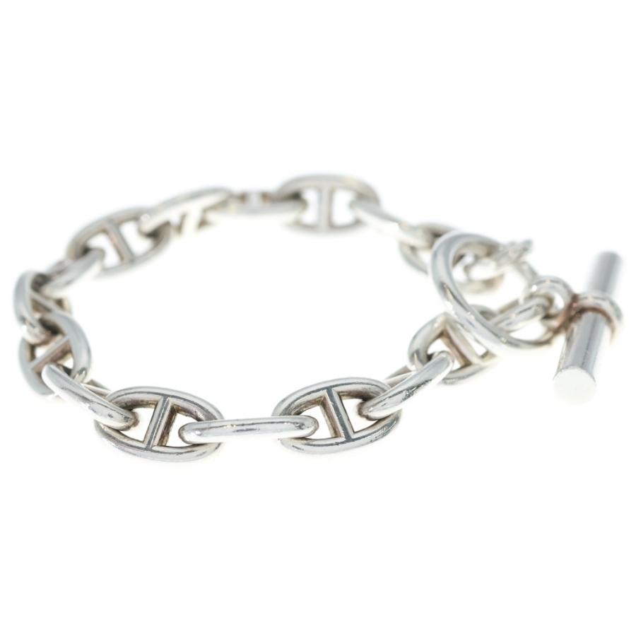 【出品3/2 23:59まで】HERMES MM AG-925 16M HERMES（エルメス） シェーヌダンクルMM Ag925 16コマ シルバー