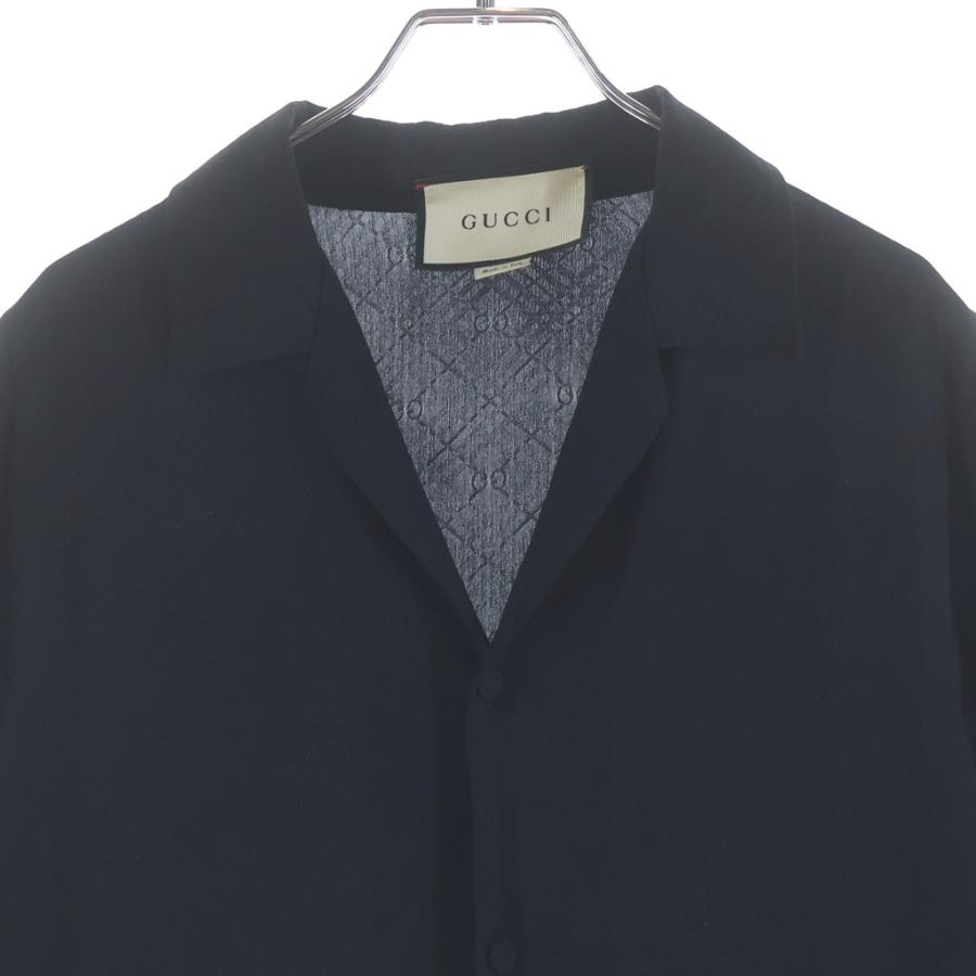 GUCCI（グッチ） GG Printed Silk Shirt 623156 ZADWP GGプリント