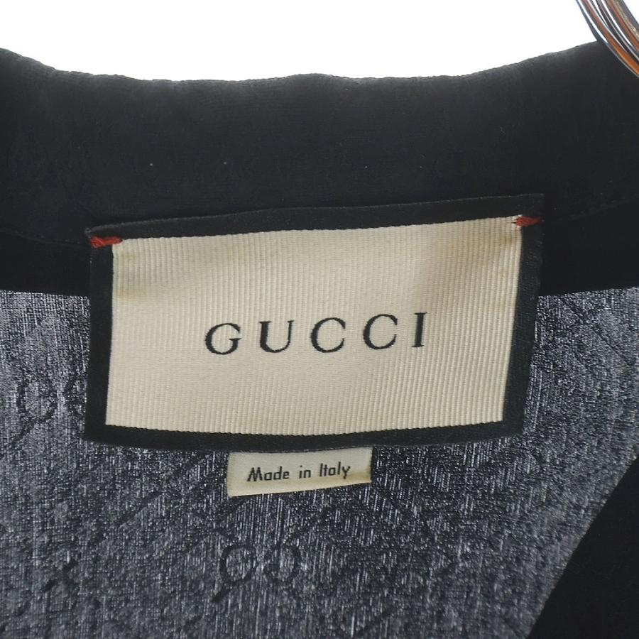 GUCCI（グッチ） GG Printed Silk Shirt 623156 ZADWP GGプリント