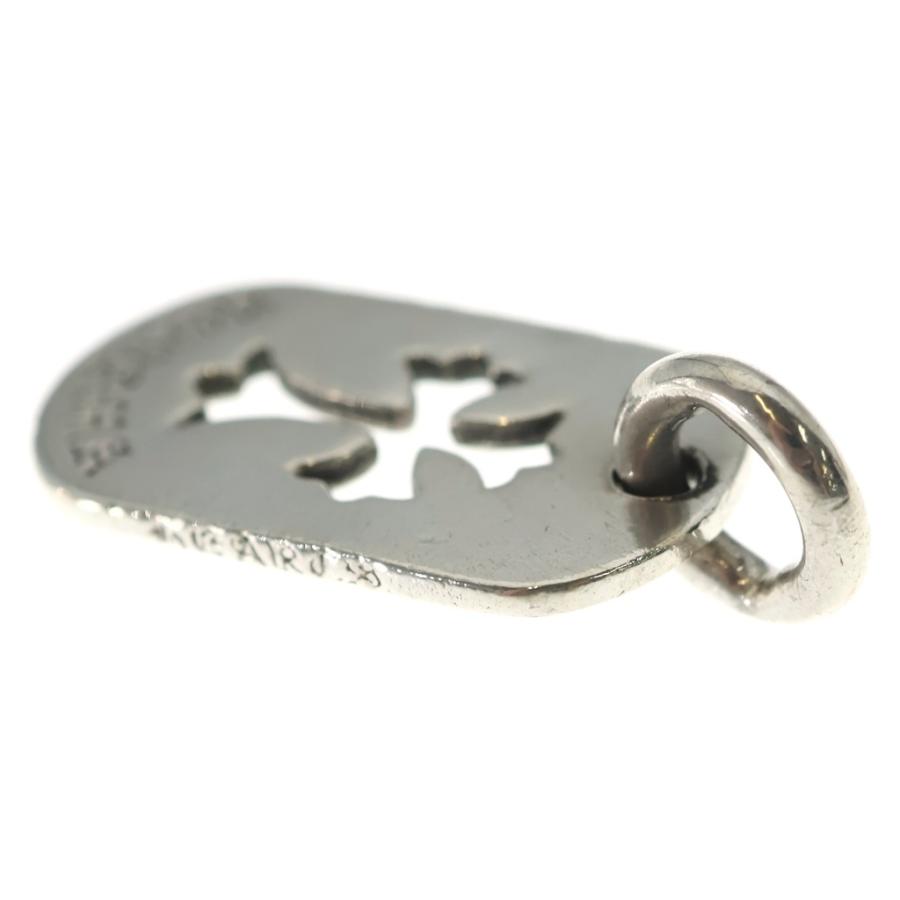 CHROME HEARTS クロムハーツ D TAG SML CO CRS カットアウトクロスドッグタグ スモール ペンダントトップ シルバー BCA242 CHROME HEARTS（クロムハーツ） Aoyama LTD D TAG SML CO CRS 青山限定