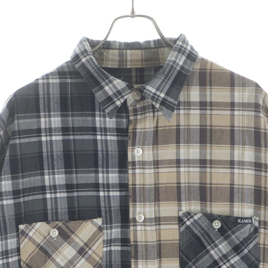 KAMIYA カミヤ 25AW Crazy Pattern Check Shirt クレイジーパターン