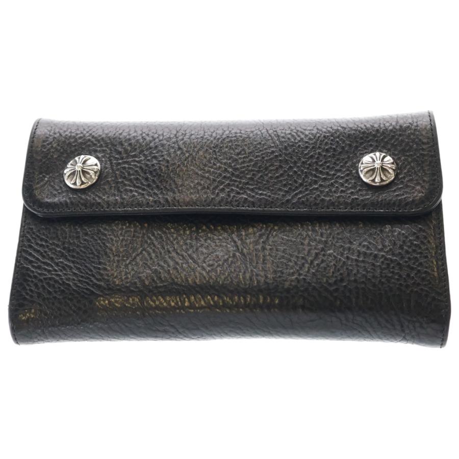 CHROME HEARTS（クロムハーツ） WAVE ウェーブ レザーウォレット 財布
