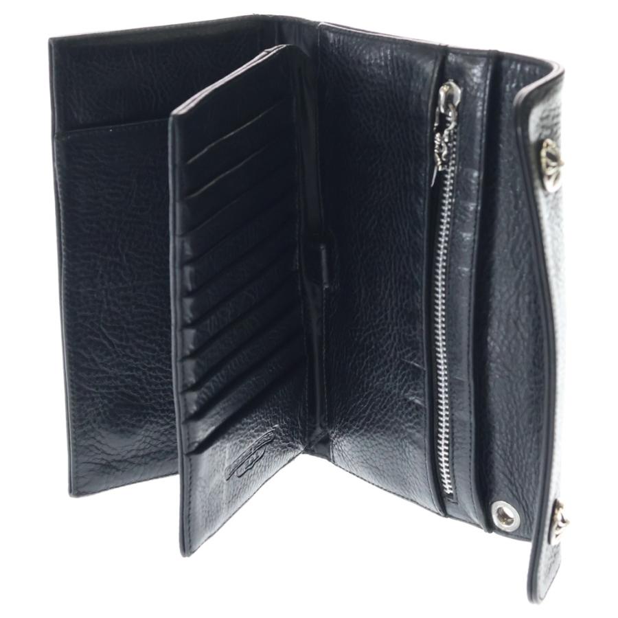 CHROME HEARTS（クロムハーツ） WAVE ウェーブ レザーウォレット 財布