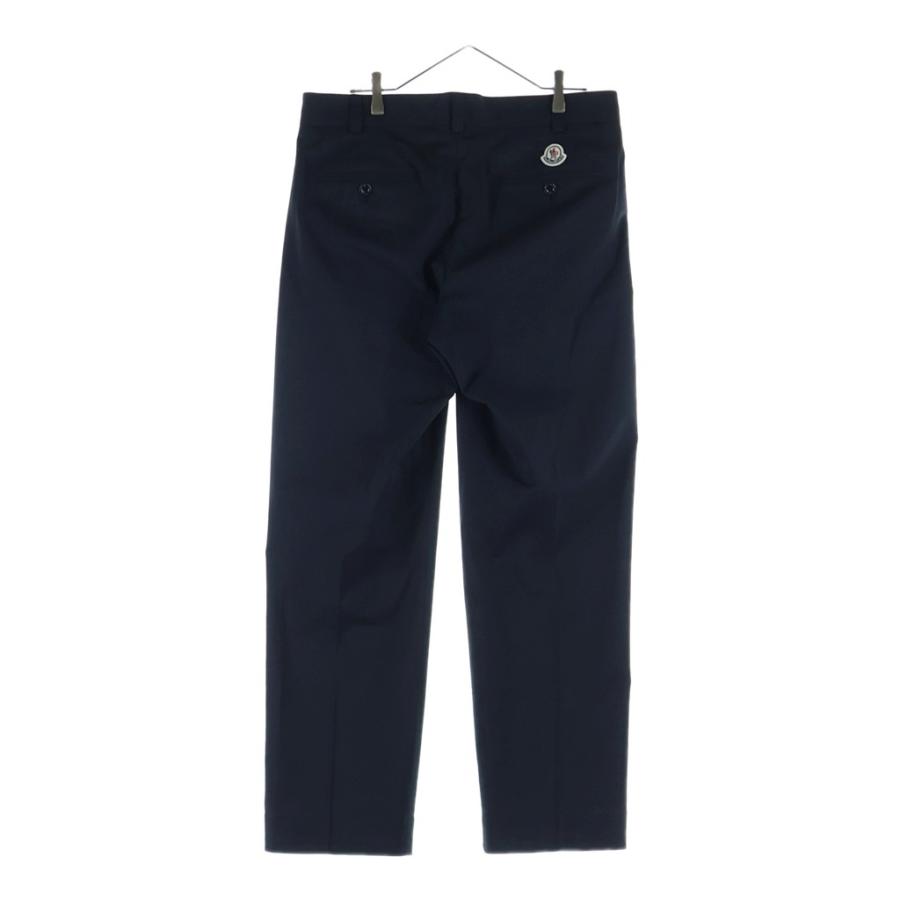 MONCLER モンクレール PANTALONE SPORTIVO H109P2A00004 57695 ロゴワッペン付きパンツ スラックス ブラック MONCLER（モンクレール） PANTALONE SPORTIVO H109P2A00004 57695 ロゴ