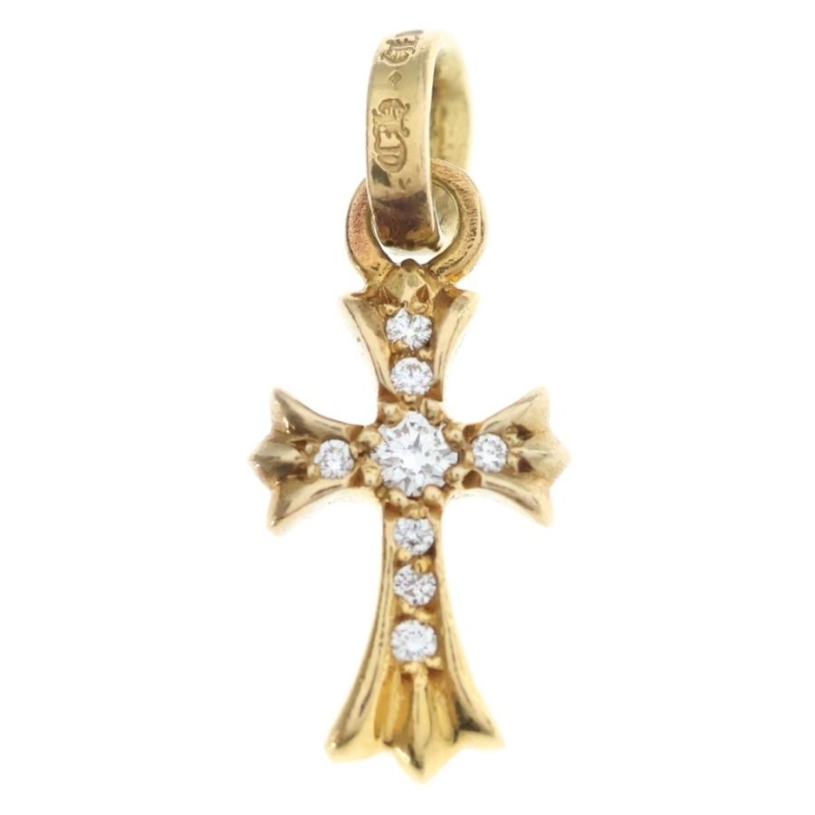 CHROME HEARTS（クロムハーツ） 22K ベイビーファットクロス PAVE
