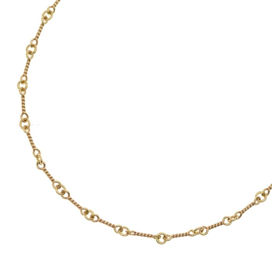 CHROME HEARTS（クロムハーツ） 22K NECKCHAIN T18 ツイストチェーン