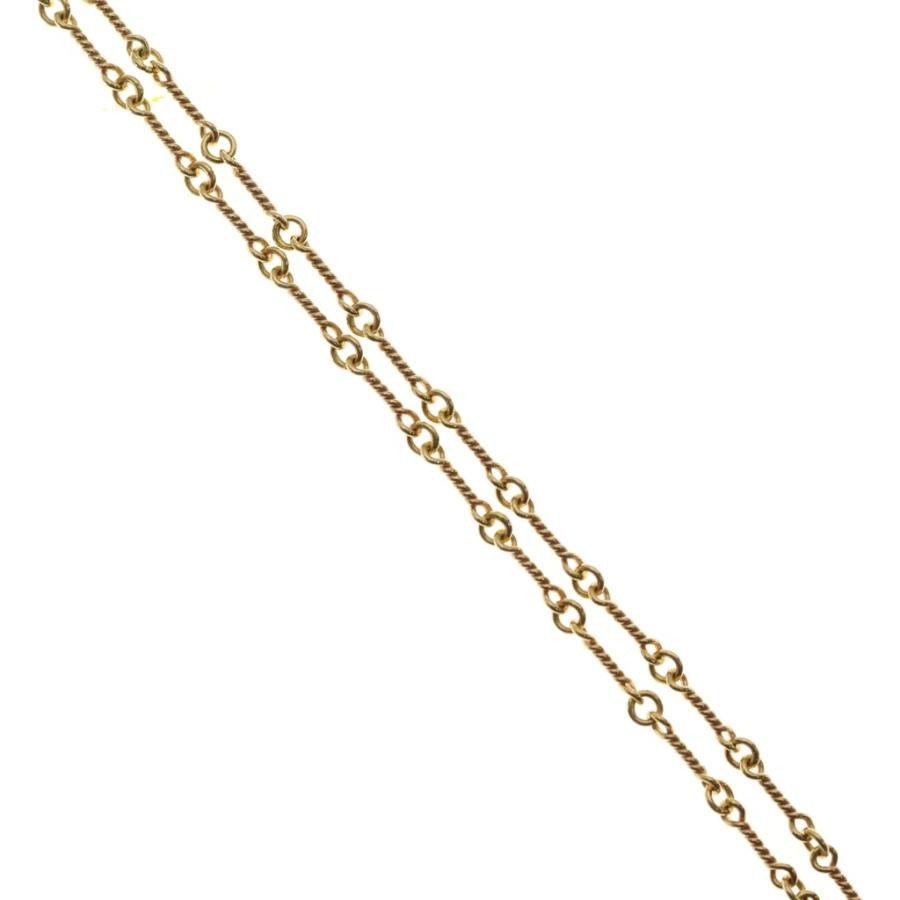 CHROME HEARTS（クロムハーツ） 22K NECKCHAIN T18 ツイストチェーン