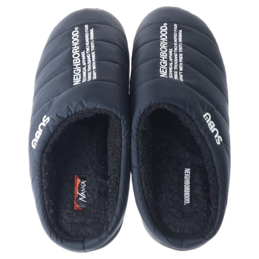NH X NANGA X SUBU . WINTER SANDALS 黒 L NEIGHBORHOOD（ネイバーフッド） X NANGA X SUBU WINTER SANDALS