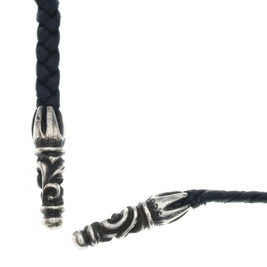 CHROME HEARTS（クロムハーツ） LEATHER BRAID SCROLL ネックレス
