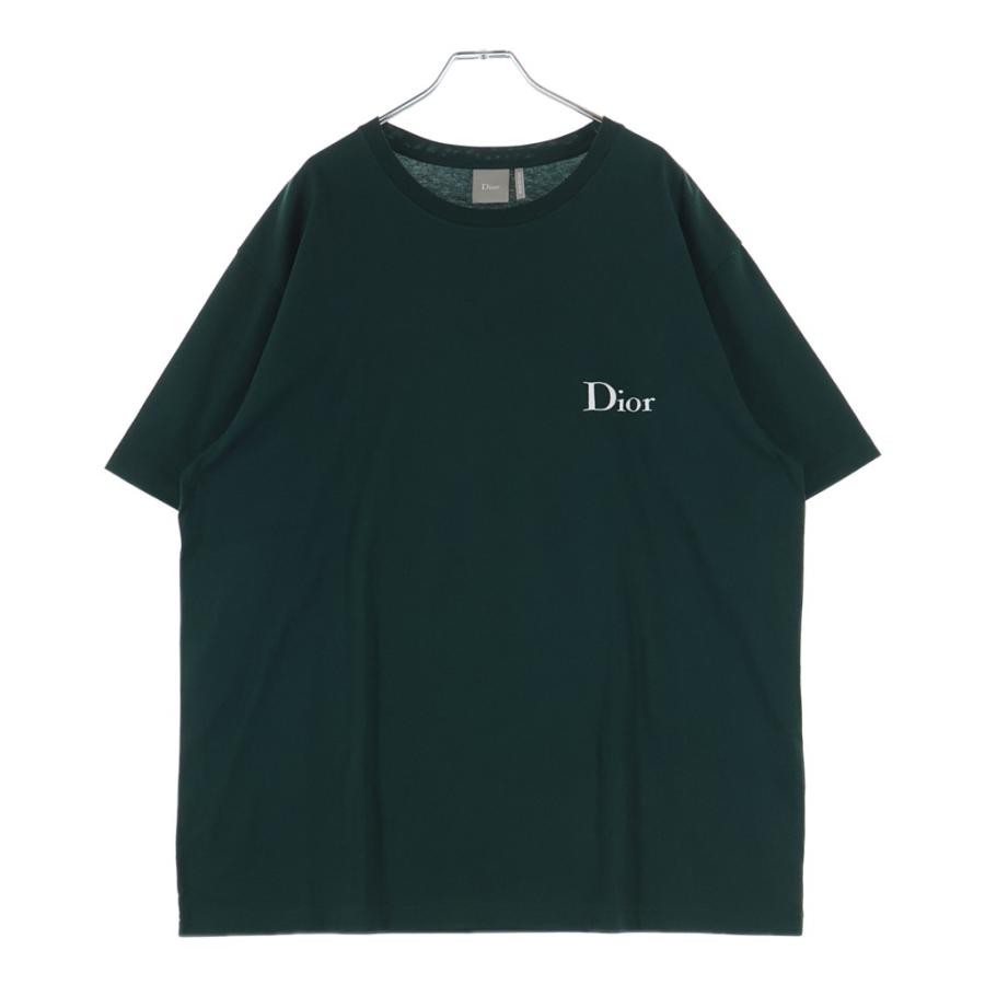 DIOR ディオール 26SS ロゴ刺繍半袖Tシャツ 683J606A0677 グリーン