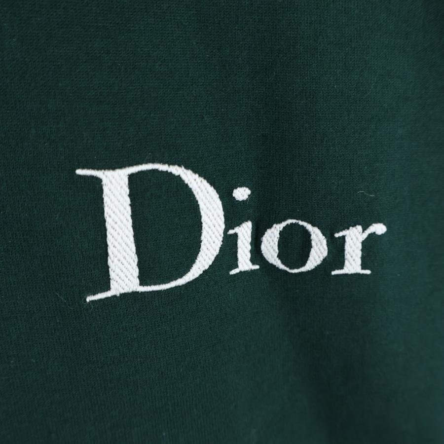 Dior レースシャツ　ロゴ刺繍 DIOR ディオール 26SS ロゴ刺繍半袖Tシャツ 683J606A0677 グリーン