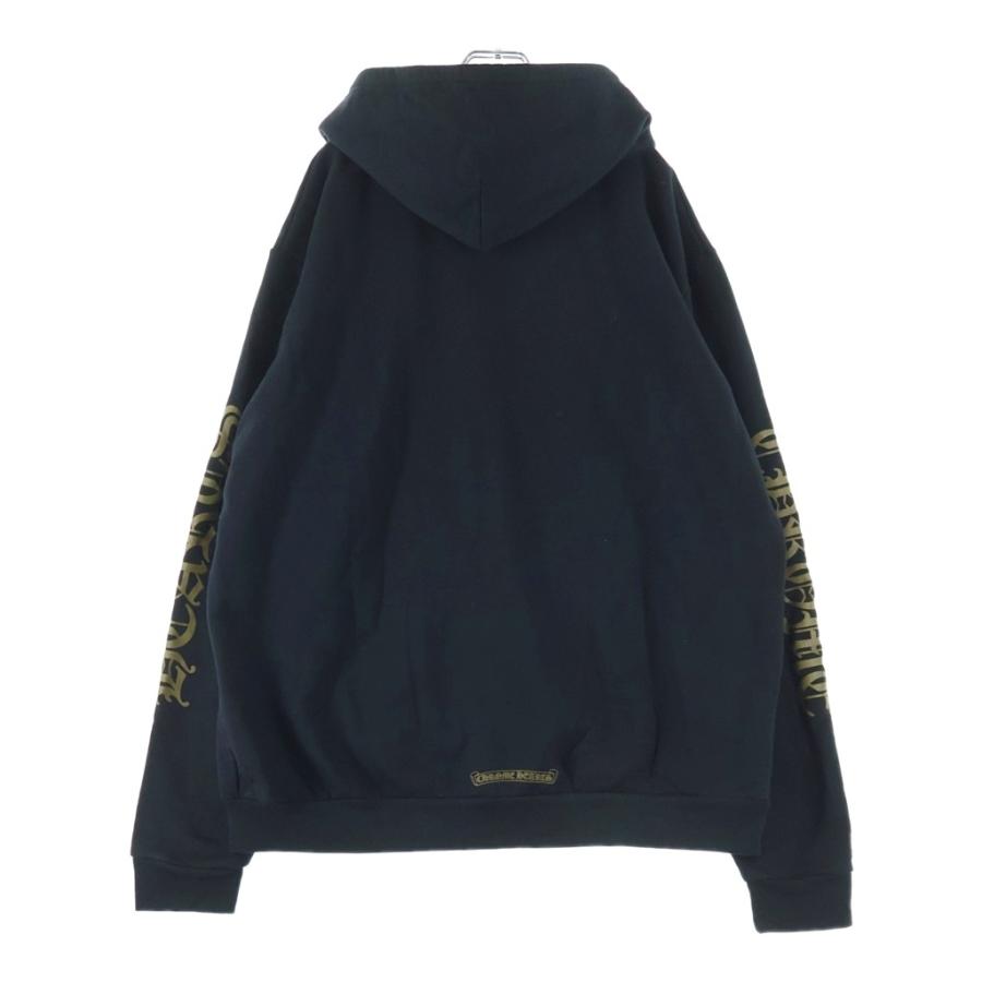 CHROME HEARTS（クロムハーツ） SWTSHRT THRML HD ZIP 袖ロゴプリント 