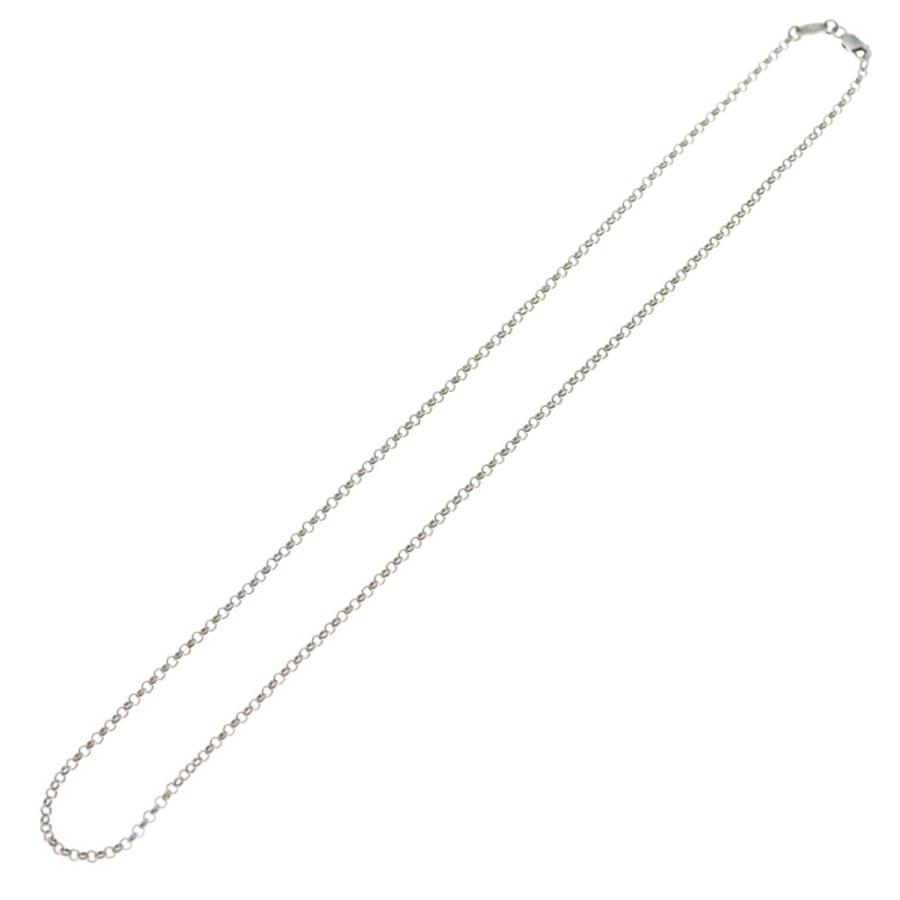 CHROME HEARTS クロムハーツ NECKCHAIN R18 ロールチェーンネックレス 18inch シルバー BCA083 CHROME HEARTS（クロムハーツ） NECKCHAIN R18 ロールチェーン