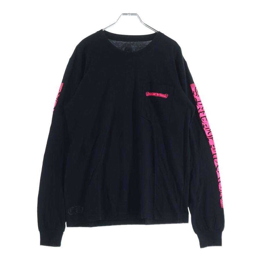 CHROME HEARTS（クロムハーツ） STRIPE LOGO L/S TEE ストライプ ロゴ