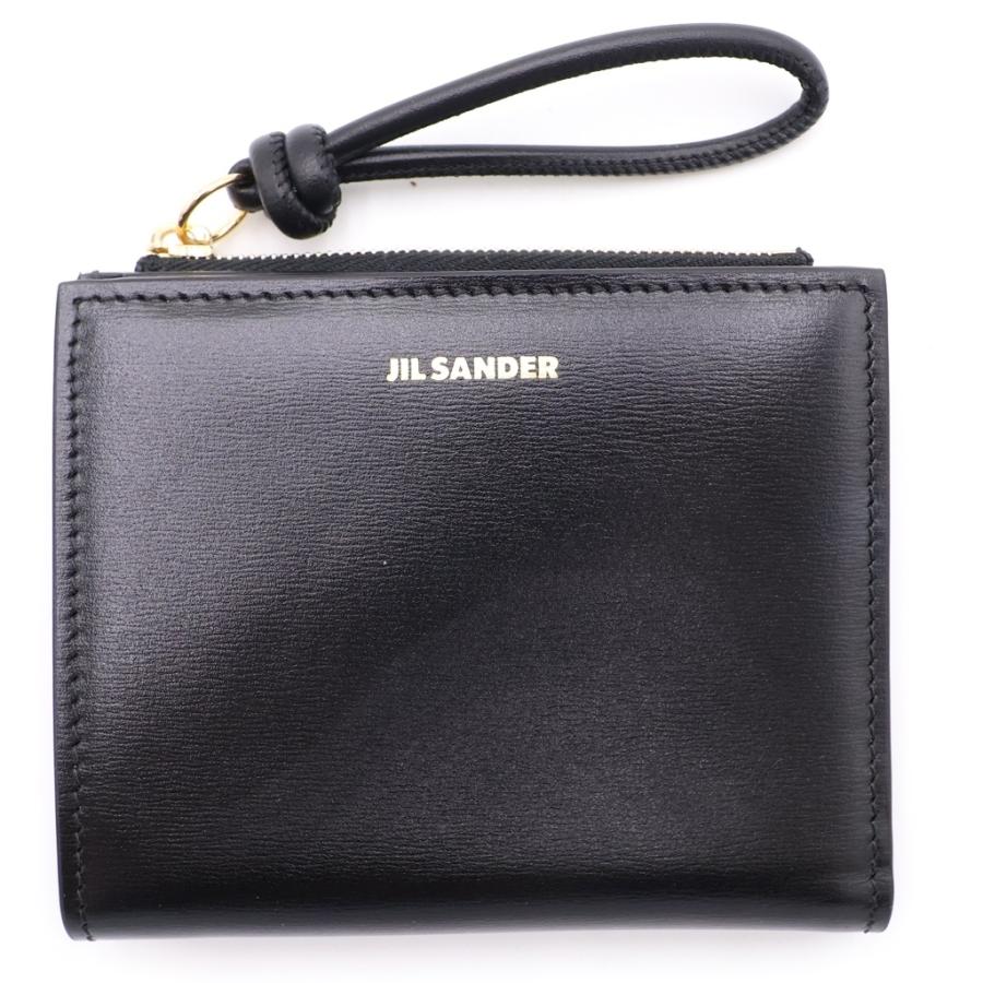 最終値下げ 美品JILSANDER GIRO二つ折り財布 ミニフレンチウォレット JIL SANDER NAVY（ジルサンダーネイビー） GIRO MINI FRENCH WALLET