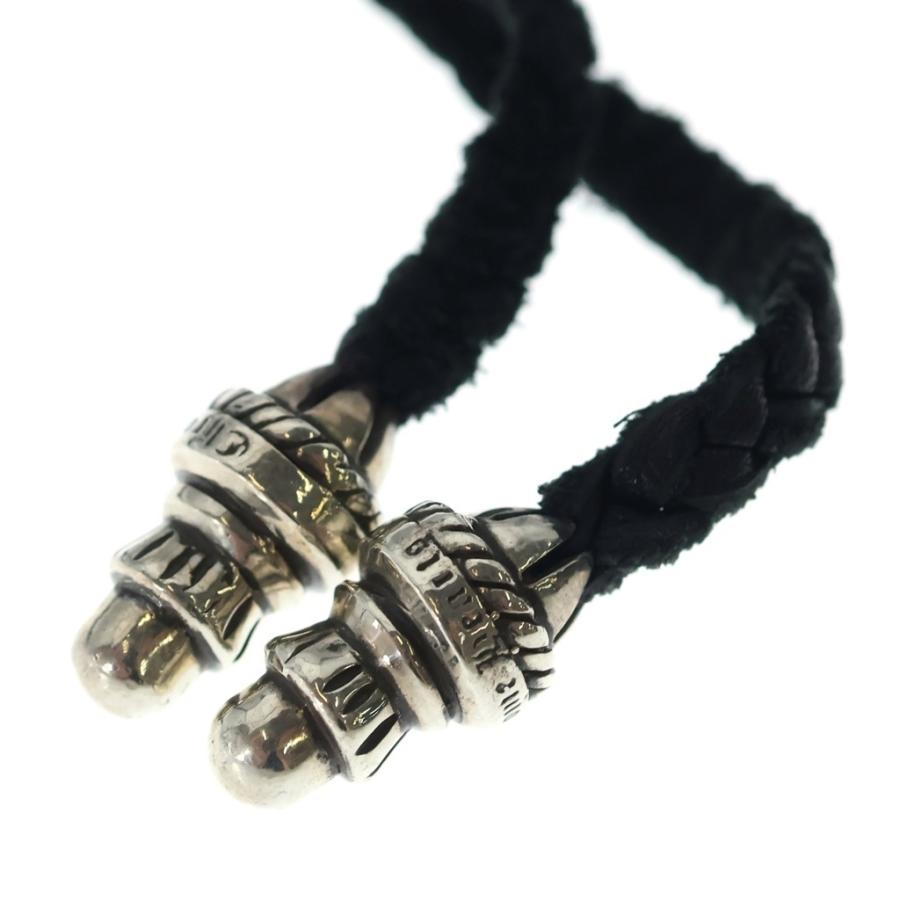 CHROME HEARTS（クロムハーツ） LEATHER BRAID ネックレス レザー