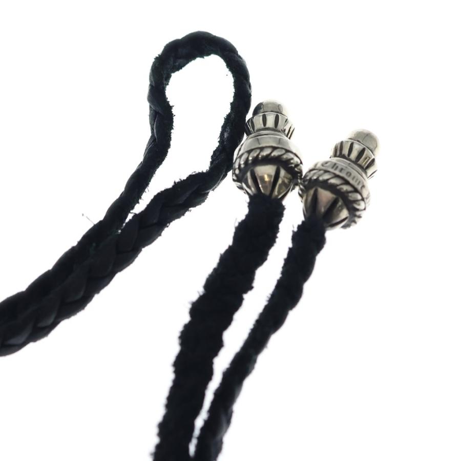 CHROME HEARTS（クロムハーツ） LEATHER BRAID ネックレス レザー