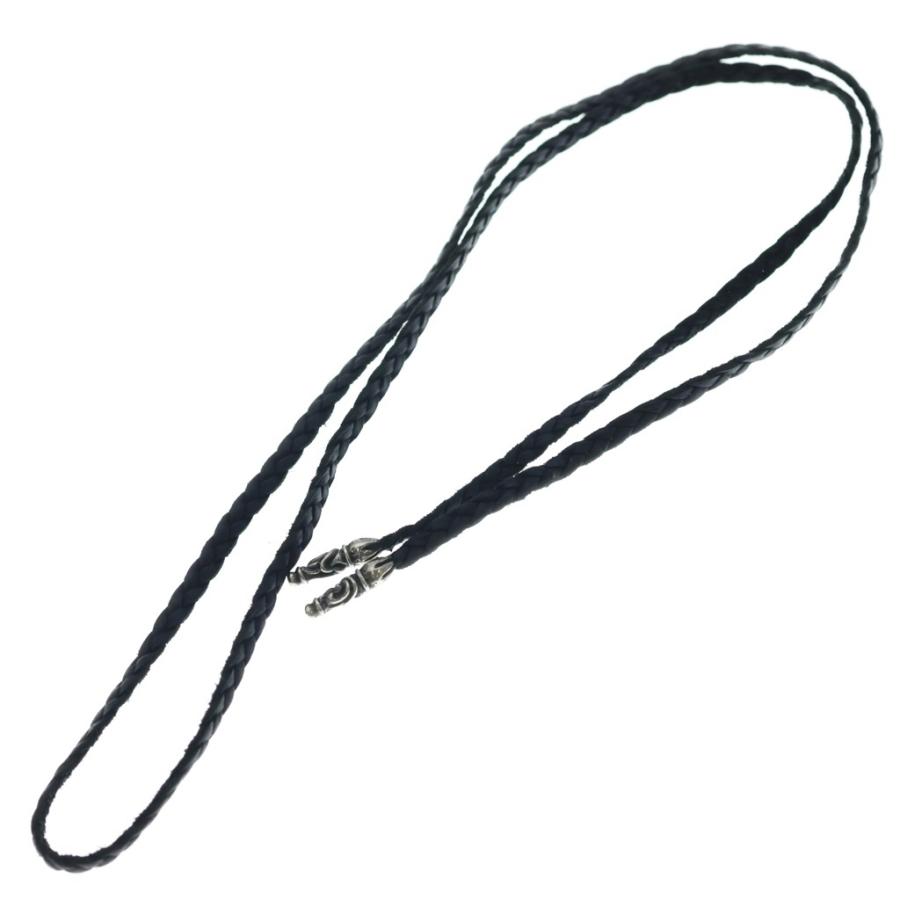 CHROME HEARTS（クロムハーツ） LEATHER BRAID SCROLL ネックレス